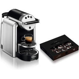 Кавомашина Nespresso Zenius для офісу з 50 капсулами, професійна, срібляста