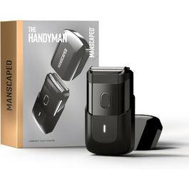 Електробритва MANSCAPED The Handyman™ для подорожей, акумуляторна, легка, з USB-C зарядкою, мийна, тример для довгого волосся та сітчаста головка