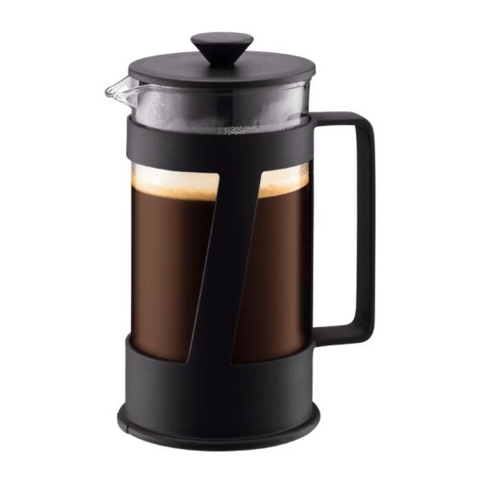 Френч-прес чорний, 1 л, Crema Bodum