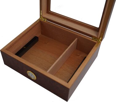 Гумідор GERMANUS Desk I з прозорою кришкою для 50 сигар
