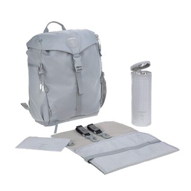 Рюкзак Lässig Green Label Outdoor сірий, 850 г – водонепроникний для подорожей та активного відпочинку