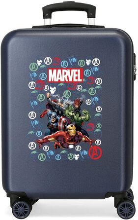 Валіза Marvel Avengers, темно-синя, 38x55x20 см, пластикова, дитяча