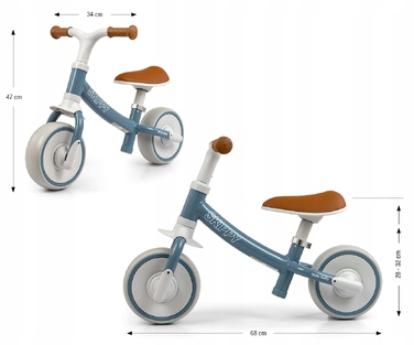 Беговий велосипед Milly Mally Skippy Blue