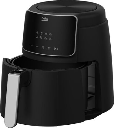 Цифрова фритюрниця BEKO FRL2244B, 1500 Вт, 8 програм, 4,7 л, антипригарне покриття