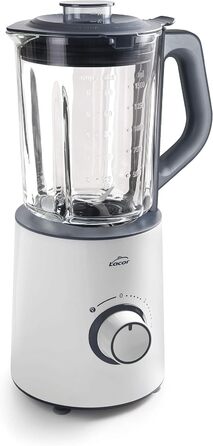 Електричний міксер Lacor 700 Вт, 1,5 л, білий, BPA-free, нержавіюча сталь