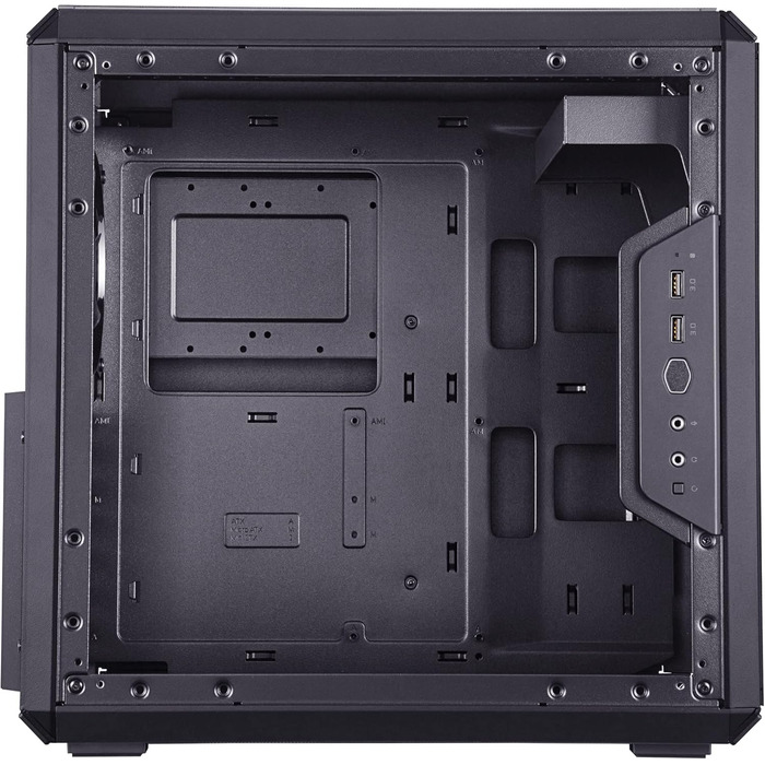 Корпус Cooler Master MasterBox Q500L ATX Mini Tower з прозорою бічною панеллю, організацією кабелів і багатьма варіантами охолодження
