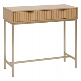 Консольний стіл 5five Simply Smart, відтінки бежевого, напівматовий, 80,5 x 90 x 35 см
