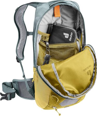 Велосипедний рюкзак Deuter Race 8, 8 л, жовто-зелений