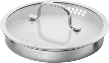 Набір каструль ZWILLING TrueFlow, 4 шт., з носиком для зливу, для індукції, нержавіюча сталь, сріблястий