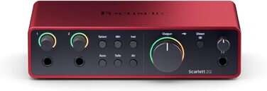Аудіоінтерфейс Focusrite Scarlett 2i2 4-го покоління USB
