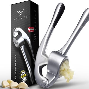 Пресс для часнику VALUXE® професійний, міцний, великий, з важільним механізмом, підходить для миття в посудомийній машині