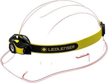 Ledlenser iH5 робочий ліхтар, налобний і на каску, металевий кліпса, фокусування, обертання, 200 люмен, легкий, на батарейках