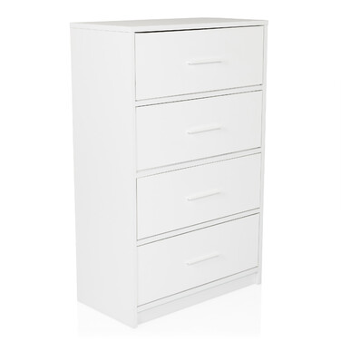 Комод ESTORIA 58x30x91см 4 відділення білий hjh LIVING