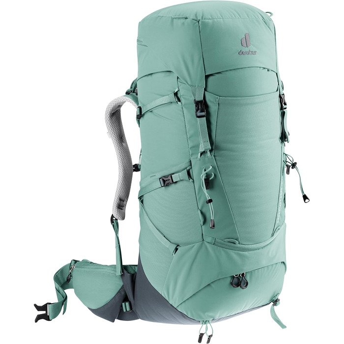 Жіночий трекінговий рюкзак deuter Aircontact Core 45+10 SL, 45+10 л, нефрит-графіт, модель 2024