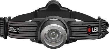 Налобний ліхтар Ledlenser H7 SE LED 300 Люмен, 160 м, з фокусуванням, заднім підсвічуванням, батареями та USB-кабелем