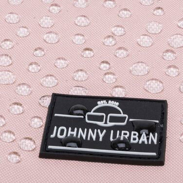 Рюкзак Johnny Urban Ryan роллтоп для жінок і чоловіків, водостійкий, з відділенням для ноутбука, для університету, бізнесу, велосипеда, екологічний, рожевий