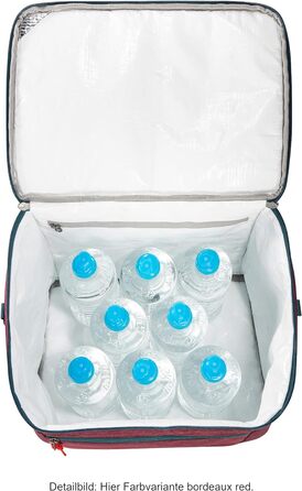 Термосумка Tatonka Cooler Bag L 25 л, ізотермічна, для зберігання продуктів, з внутрішньою кишенею для акумуляторів холоду, ручками та знімним плечовим ременем, 37x27x30 см, синя
