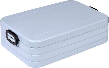 Набір ланчбоксів Mepal Lunch to go Set з контейнером Lunchpot, великий бенто-бокс з роздільниками для дорослих, Old Nordic Blue, Large