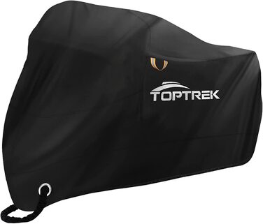 Водонепроникний чохол для мотоцикла XXL Toptrek, зимовий, з отвором для замка, для Harley-Davidson, Honda, Suzuki, Kawasaki, 245x105x125 см