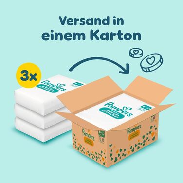 Підгузки Pampers Premium Protection, розмір 6 (13-18 кг), 144 шт, на липучках, велика упаковка