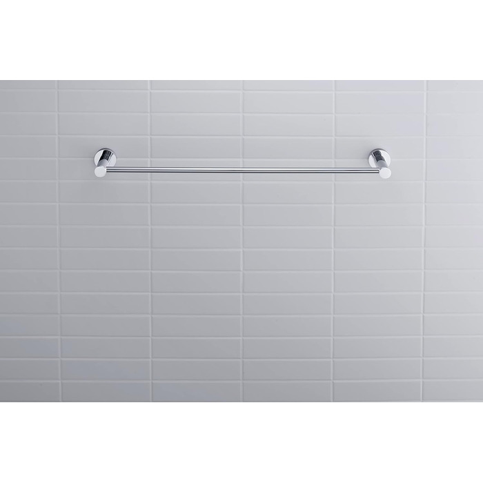 Тримач для рушників Duravit D-Code, однорукий, хромований, настінний, 64,5 см