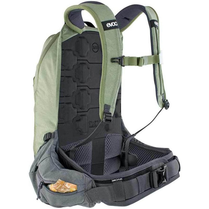 Рюкзак EVOC TRAIL PRO 16 л з захистом спини LITESHIELD PLUS, для трейлрайдингу та гонок, розмір L/XL, багатобарвний, з широкими поясними лямками та відсіком для питної системи 3 л, надлегкий