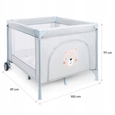 Манеж Moby System Bear, 100 x 97 см