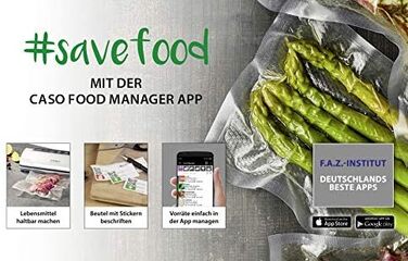 Вакууматор Caso FastVac 4000 Gewerbe для продуктів, 20л/хв, ширина до 40см, антрацит