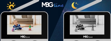 Електронна відеоняня MBG Line, біла