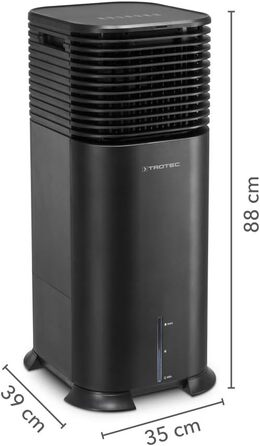 Trotec PAE 50 Aircooler 4-в-1: Мобільний кондиціонер, вентилятор, очищувач повітря, зволожувач - 20л, 4 режими, таймер, іонізатор