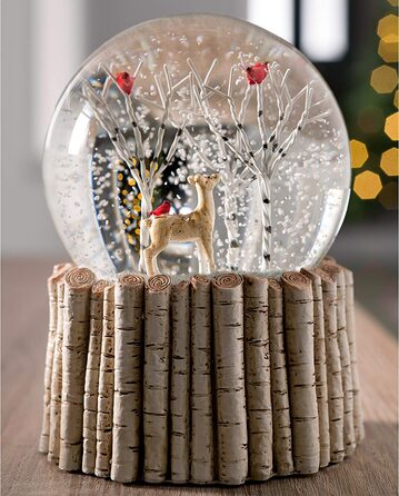 Снігова куля WeRChristmas, багатобарвна, 13 см, новорічний декор