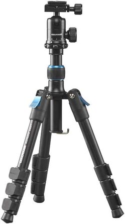 Штатив CULLMANN RONDO 400T RB6.5 для подорожей, з кульовою головкою, вантажопідйомність 3 кг, висота 89 см, складений 28 см, чорний