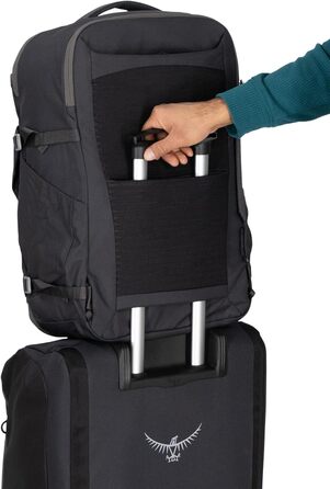 Рюкзак для подорожей Osprey Daylite Carry-On 44 л, чорний, міцний та легкий, ручна поклажа