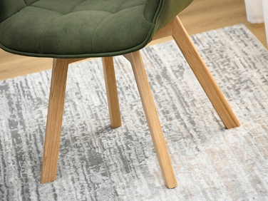 Стілець Mebel-Partner, оббивка тканина, зелений, 1 шт.