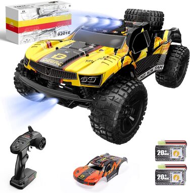 Радіокерований позашляховик DEERC 1:10 4WD 60+ км/год, безщітковий, для дорослих, час гри 40+ хв, подарунок для хлопчика (210E)