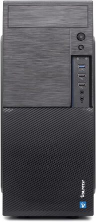Компактний ATX корпус VulTech VCO-A1699 Rev 2.1, чорний, без блоку живлення, 2x USB 2.0, 1x USB 3.0