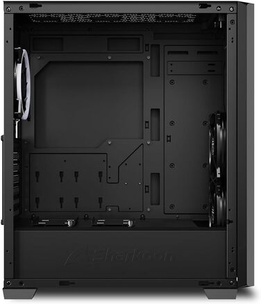 Корпус для ПК Sharkoon VS9 RGB Midi ATX, чорний