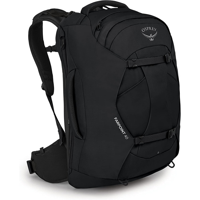 Чоловічий туристичний рюкзак Osprey Farpoint 40 л, чорний, універсальний розмір