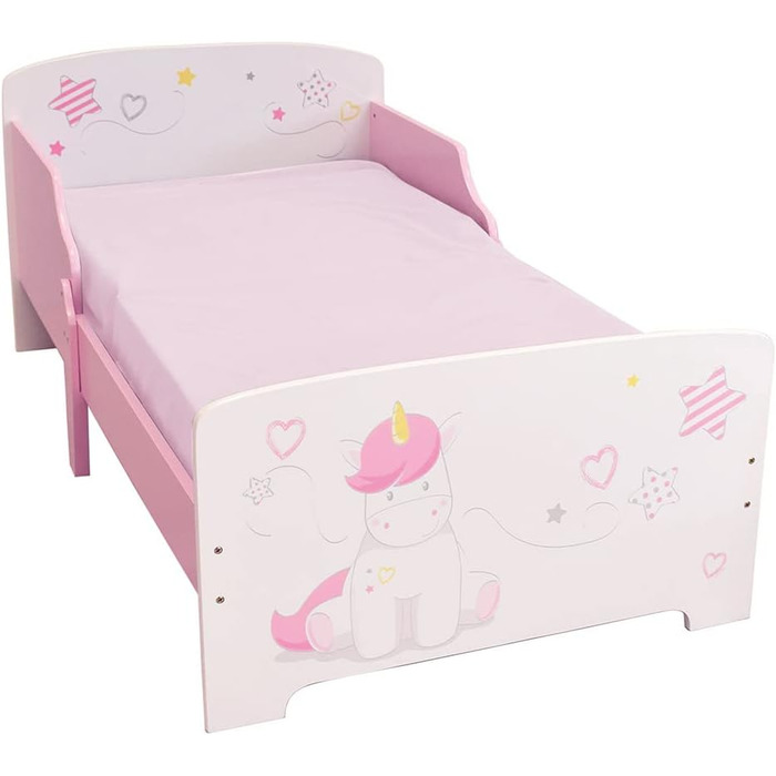 Дитяче ліжко Fun House 713044 Єдиноріг, біле, від 3 років