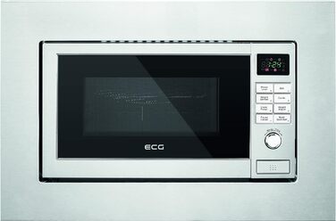 Вбудована мікрохвильова піч ECG MTD 2081 VGSS, 20 л, нержавіюча сталь