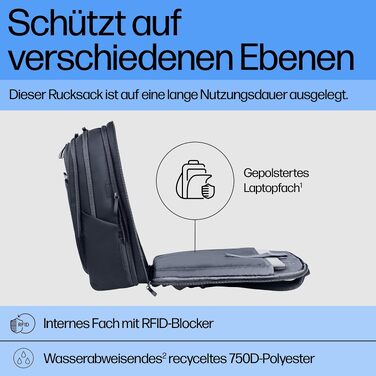 Рюкзак для ноутбука HP Travel Plus 17