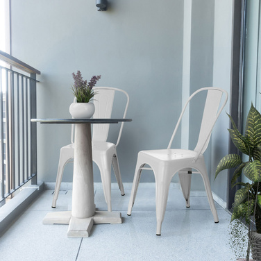 Офісне крісло VANTAGGIO BRUSH, біле, напівматове