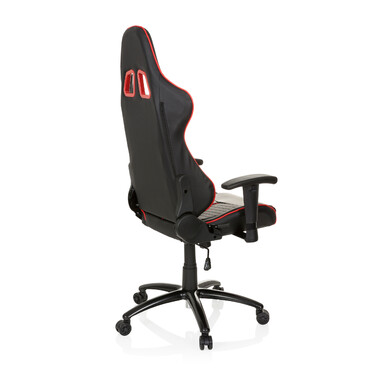Ігрове крісло / Офісне крісло LEAGUE PRO Штучна шкіра Чорний / Червоний HJH OFFICE