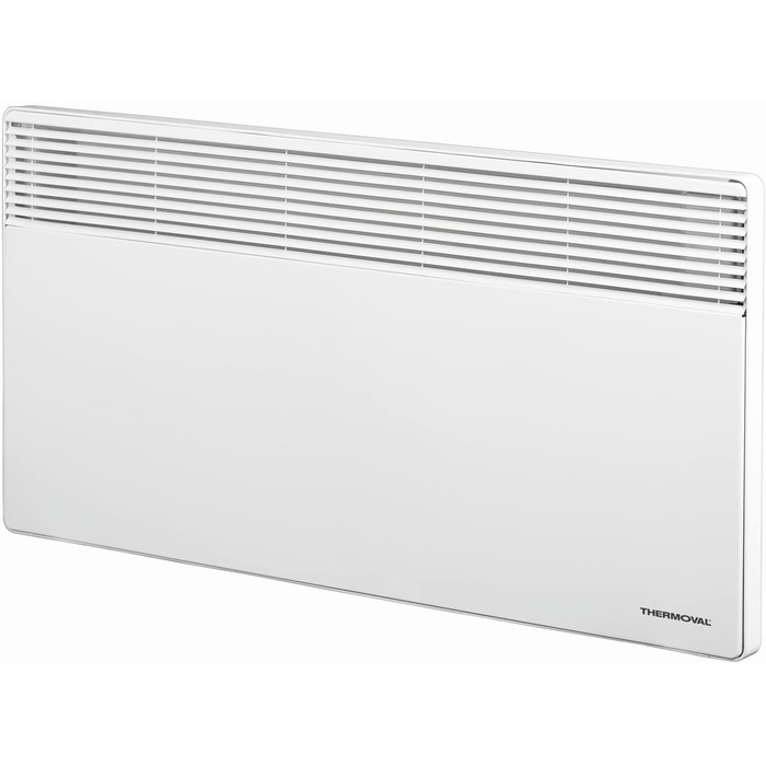 Електричний конвектор Thermoval TX 2500, 2,5 кВт, IP20, підлоговий або настінний електрообігрівач для дому та офісу, білий