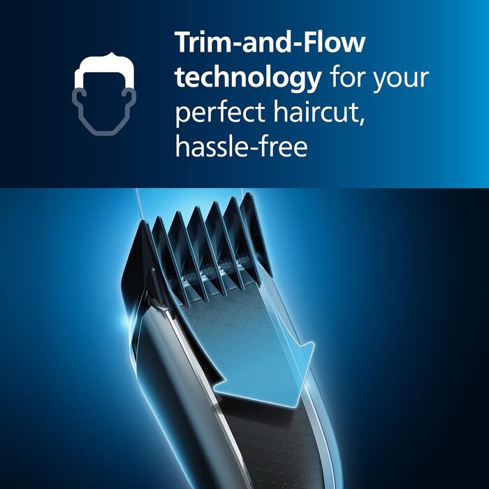 Машинка для стрижки волосся Philips Series 3000 HC3530/15 з технологією Trim-n-Flow