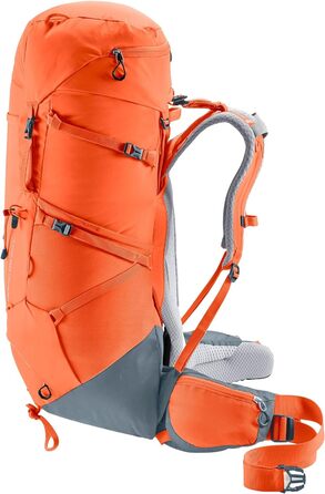 Жіночий трекінговий рюкзак Deuter Aircontact Core 45+10 л, паприка-графіт