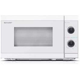 Мікрохвильова піч SHARP MS01E-C, 800 Вт, 5 режимів, функція розморожування, 440x258x344 мм, кристально-біла