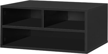 Стійка для принтера WOLTU з 3 ящиками, 47x22,5x40 см, чорна, ASK15sz