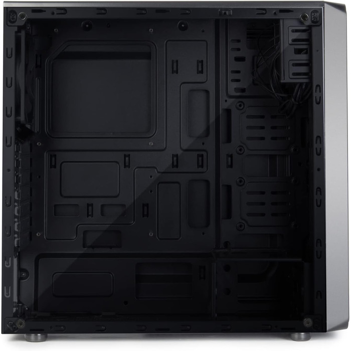 Корпус Vultech VCO-A2699T ATX, 1x USB 3.0, 2x USB 2.0, загартоване скло, без блока живлення, чорний