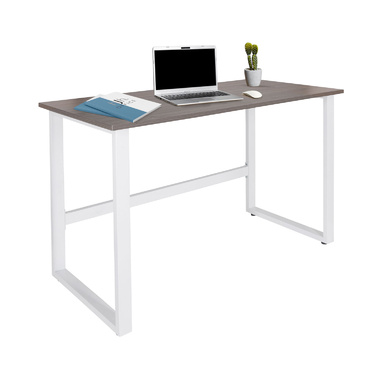 Письмовий стіл / Комп'ютерний стіл WORKSPACE LIGHT I 120 x 60 см, сірий / білий, hjh OFFICE